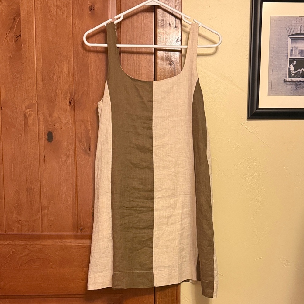 Striped Sleeveless Dress